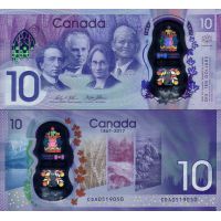 Канада 10 долларов 2017г. /150-летие Канадской Конфедерации/ №112