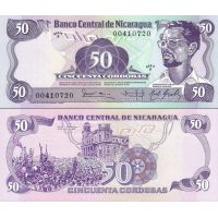 Никарагуа 50 кордоба 1984г. (1985г.) №140