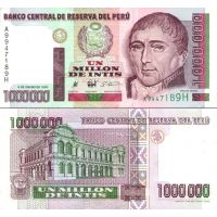 Перу 1.000.000 инти 1990г. №148