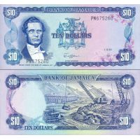 Ямайка 10 долларов 1978-81г. №67