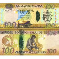 Соломоновы острова 100 долларов 2015-19г. №36