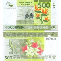 Французские Тихоокеанские Территории 500 франков 2014-19г. №5