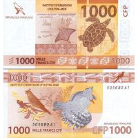 Французские Тихоокеанские Территории 1000 франков 2014-18г. №6