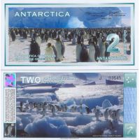 Антарктика 2 доллара 1996г. (1996г.-3у.е., SPECIMEN-4у.е.)
