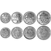 Узбекистан набор монет 2018г.