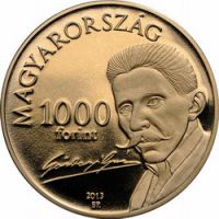 Венгрия 1000 форинтов 2013г. /150-летие со дня рождения писателя Геза Гадони/