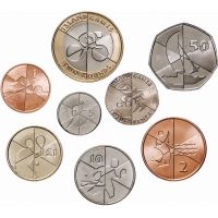 Гибралтар набор монет 2019г. /XVIII Островные Игры 2019г. Гибралтар/
