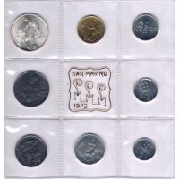 Сан-Марино набор юбилейных монет 1972г. /Год Матери-Земли/