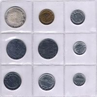 Сан-Марино набор юбилейных монет 1977г. /Экология/