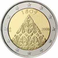 Финляндия 2 евро 2009г. /200-летие Финской Автономии и Сейма/