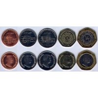 Иордания набор монет 2000-20г.